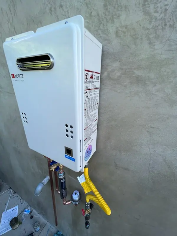 Tankless water heater installation for Austins Colony homes
